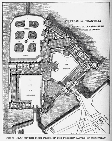 Chantilly Castle plan